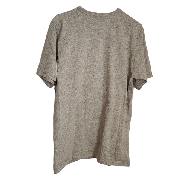 Champion Men's Gray T-Shirt L, Embroidered Logo, Crew Neck - Picture 7 of 9